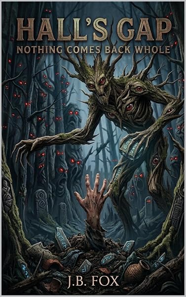 Hall's Gap by J.B. Fox, book cover