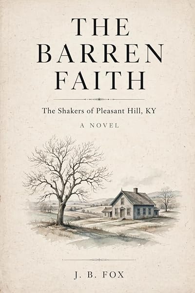 The Barren Faith by J.B. Fox, book cover