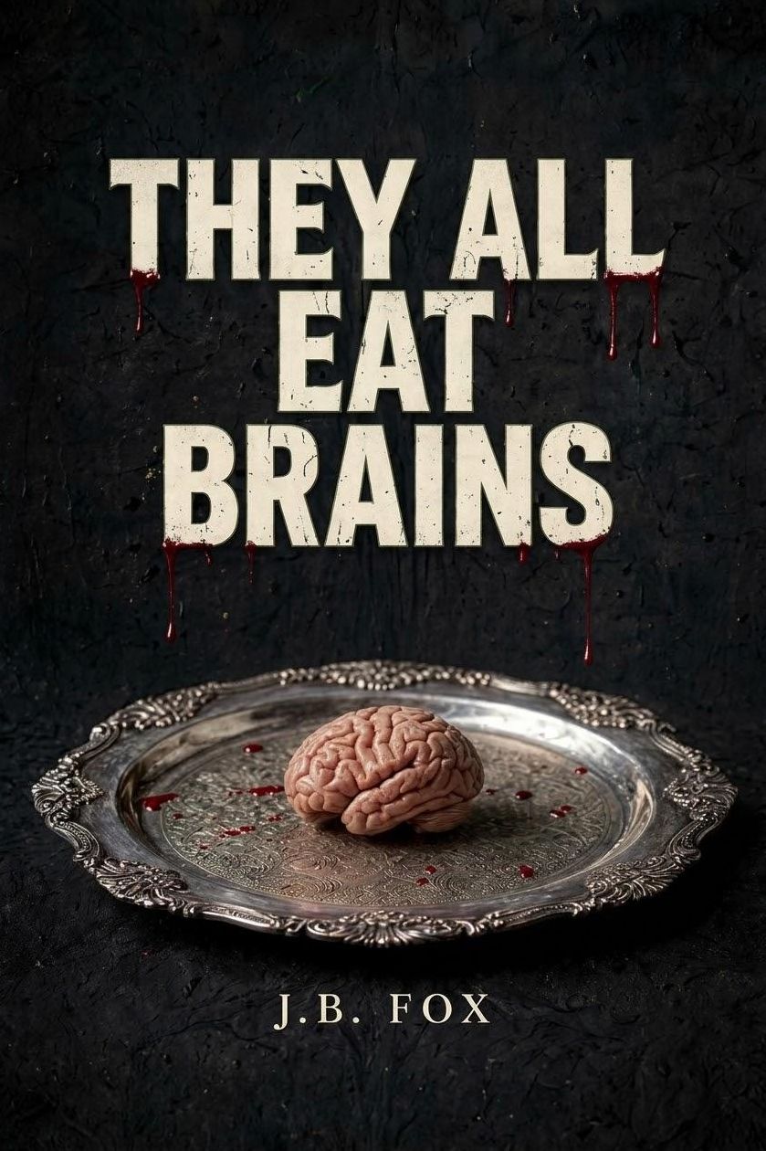 They All Eat Brains by J.B. Fox, book cover